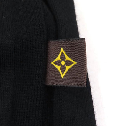 Louis Vuitton 23SS Monogram Sleeveless Knit Dress With Flower Tag Black White