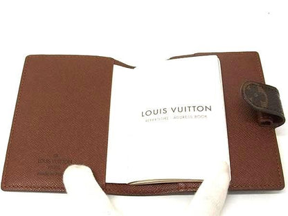 Louis Vuitton R20007 Monogram Agenda Mini Notebook Cabas Address