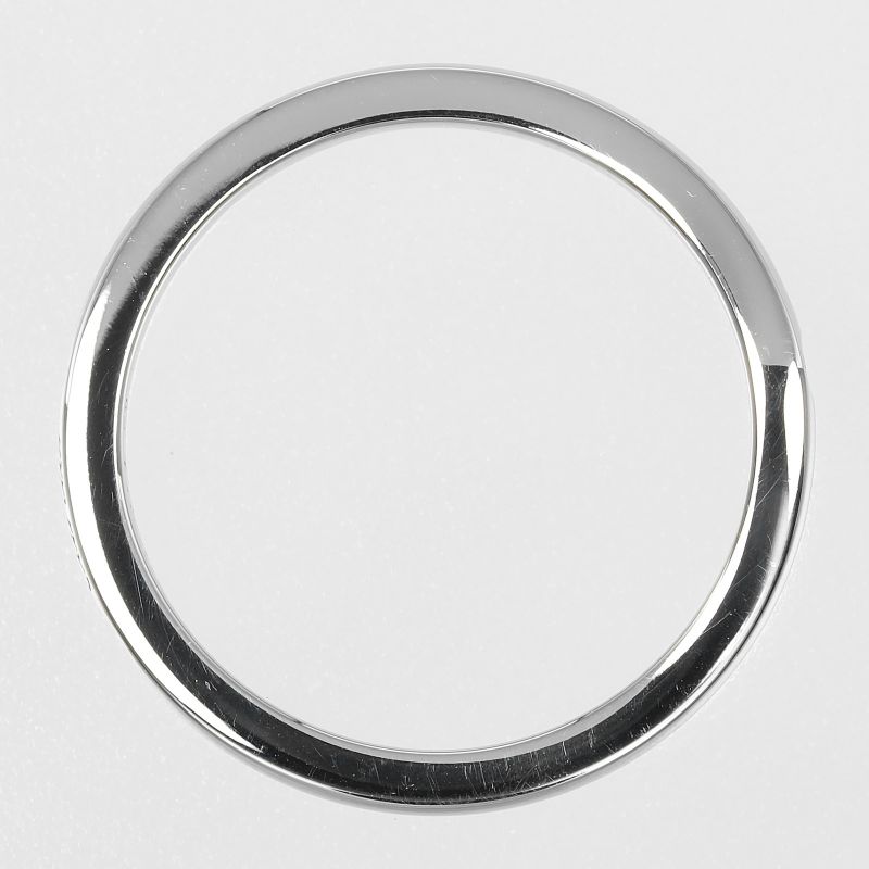 Cartier Ballerina Curve Pt950platinum × Diamond #7 Ladies 3g Ring