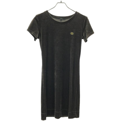 Gucci Interlocking Velour Dress 271473 X8806 Brown XS