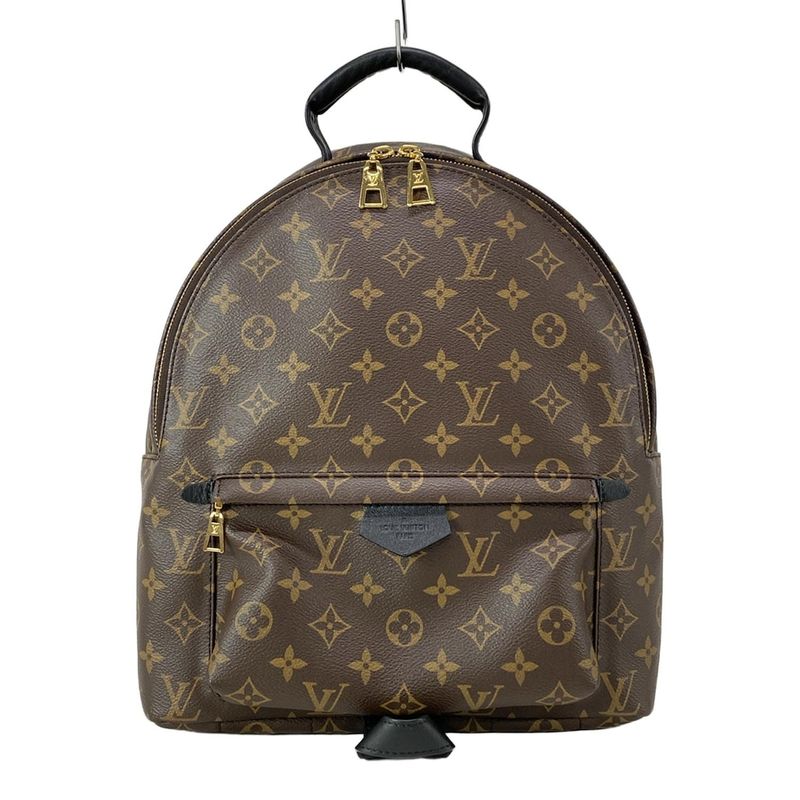 Louis Vuitton Backpack Sac Monogram Palm Springs Backpack MM M44874 Noir Black