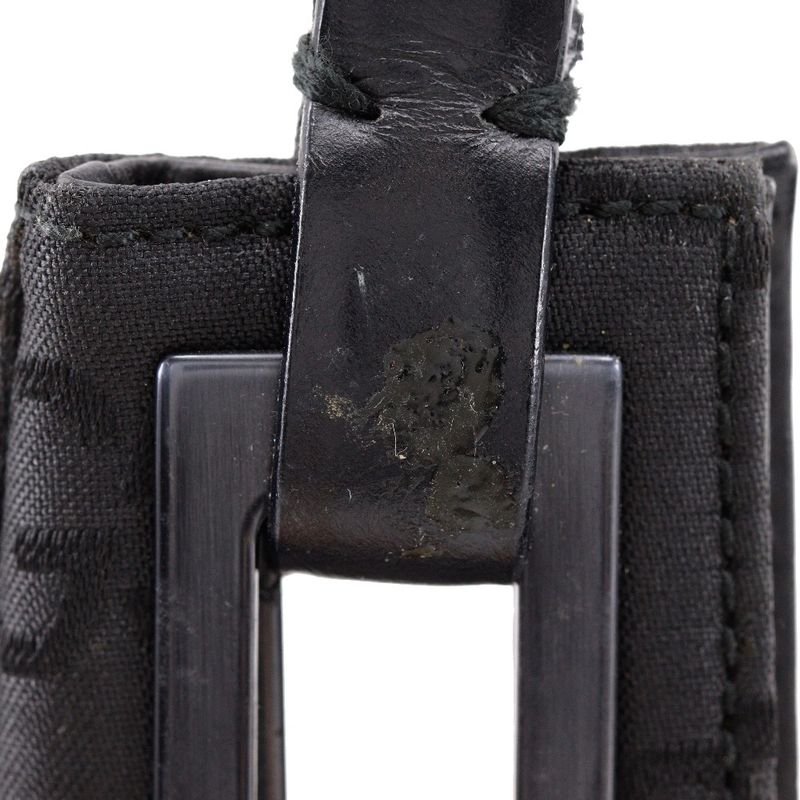 Gucci One Shoulder 001998 X GG Nylon Black Ladies Shoulder Bag