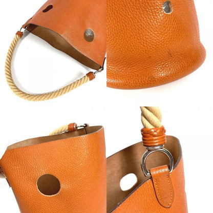 Hermes Shoulder Bag Mangeoir MM Mangeoir MM Taurillon Cles Mance Orange
