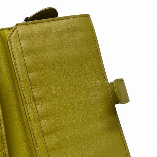 Bottega Veneta Intrecciato 132357 Kiwi Bifold Wallet Unisex