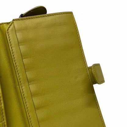 Bottega Veneta Intrecciato 132357 Kiwi Bifold Wallet Unisex