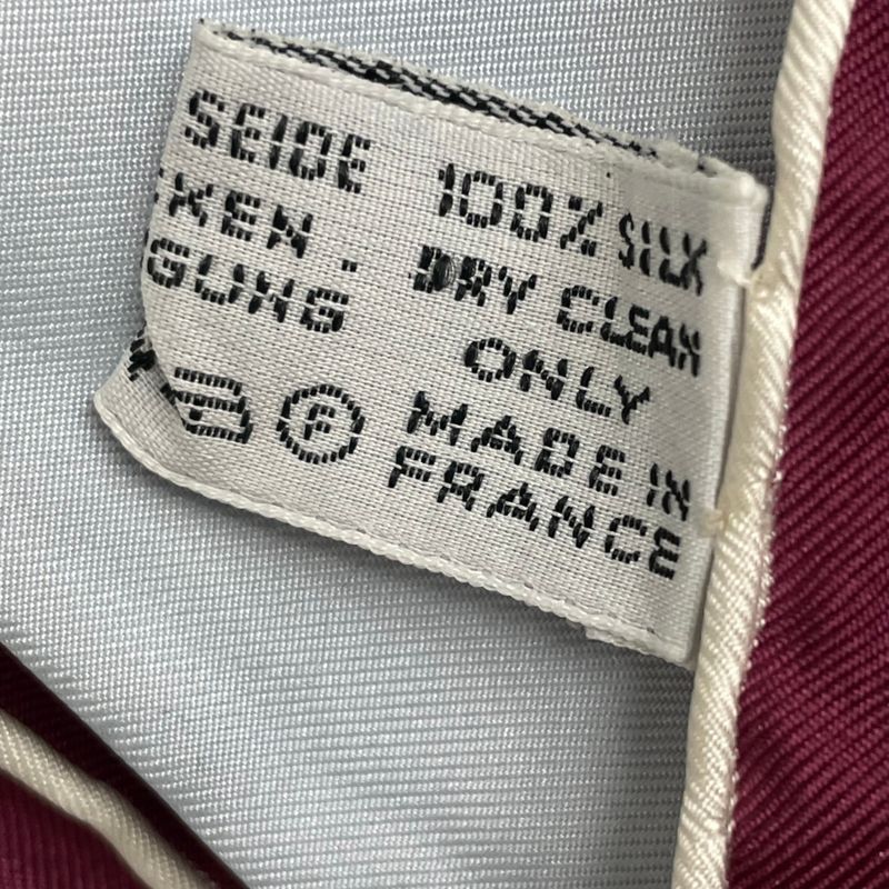 Cartier Silk Scarf With Diamond Pattern Red