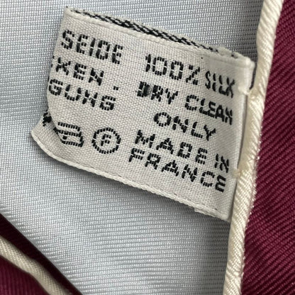 Cartier Silk Scarf With Diamond Pattern Red