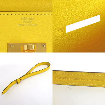 Hermes Kelly Pocket Long Jo-nunapur Pink Gold Hardware W Engraved 2024