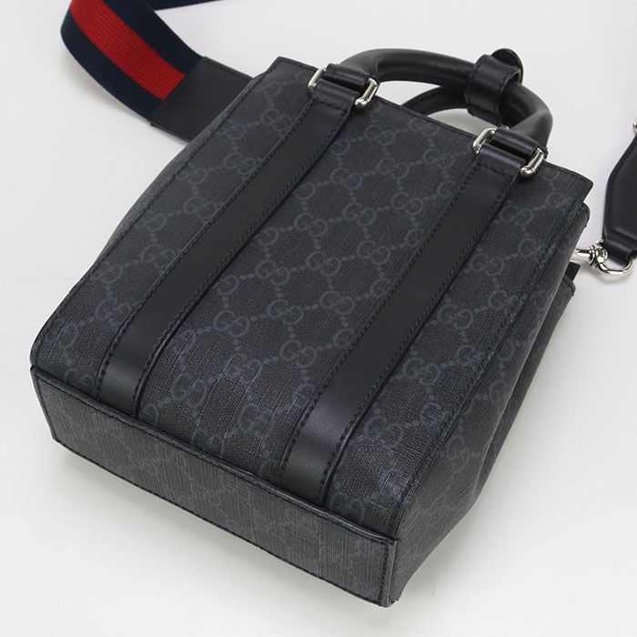 Gucci 2WAY Mini Tote Bag GG Supreme 696010 Handbag GG Supreme Leather Men's