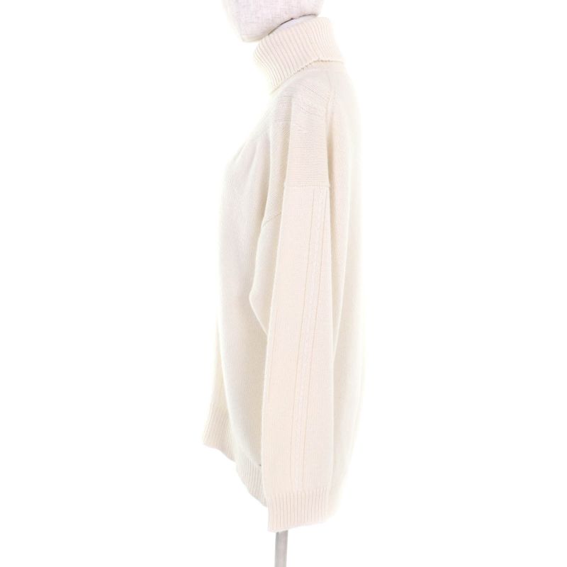 Hermes 22AW 2h2629d1 100% Cashmere Turtleneck Long Sleeve Knit With Serie