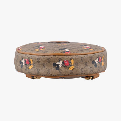 Gucci Disney Collaboration Mickey Mouse Beige And Multicolor PVC Coated Canvas