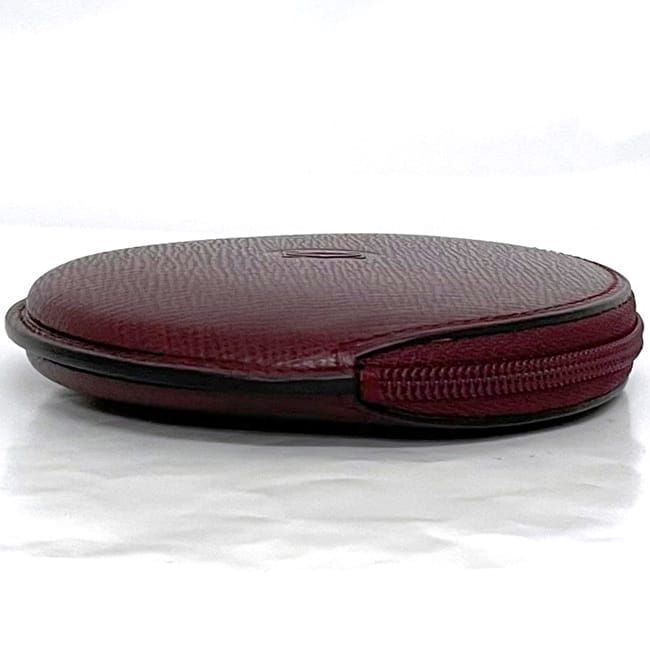 Cartier Coin Case Ec22892 Bordeaux Must Excellent Condition Coin Purse