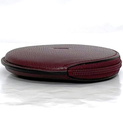 Cartier Coin Case Ec22892 Bordeaux Must Excellent Condition Coin Purse