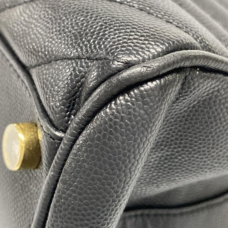 Saint Laurent Paris Tote Bag - 342022 Black Quilted/chain Shoulder Leather