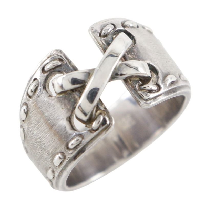 Hermes Mexico Ring Vintage Silver 925 Size 10.5 Unisex 7.03g Ring