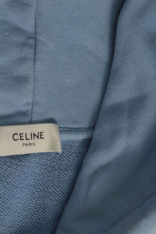 Celine 2y321670q Classic Logo Loose Pullover Hoodie Men's XL