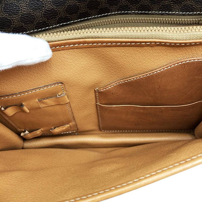 Celine M08 Second Bag Macadam Brown Clutch Bag Small Bag PVC Ladies Men Fashion