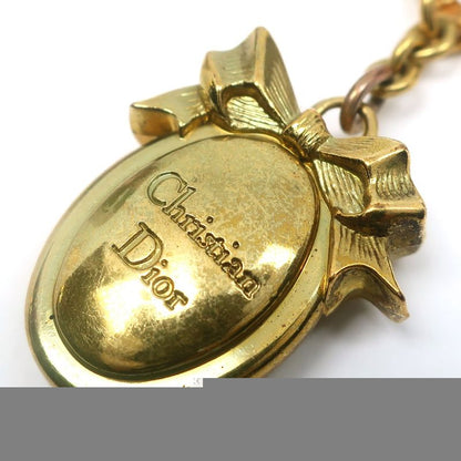 [dior]christian DIOR Gold Plated Gold Ladies Key Holder