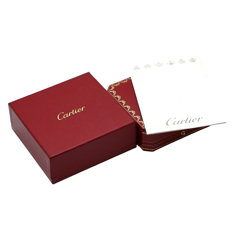 Cartier Necklace Logo Double C 18krg Diamonds Rose Gold 750rg 18k 18k Diamonds