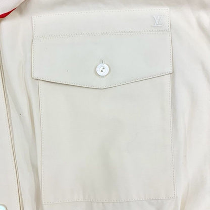 Louis Vuitton Dress Cotton Beige Black Red Scarf Safari Shirt Logo