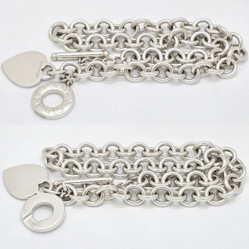 Tiffany & Co Tiffany & Co Heart Tag Necklace Choker With Toggle Closure Star