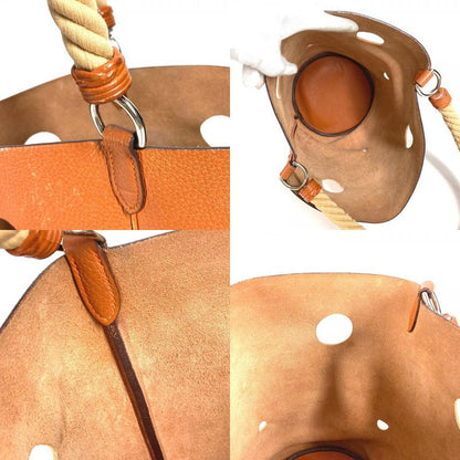 Hermes Shoulder Bag Mangeoir MM Mangeoir MM Taurillon Cles Mance Orange