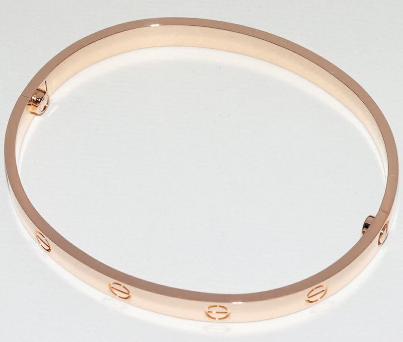 Cartier Bracelet Bangle 18K Pink Gold Love Bracelet B60674