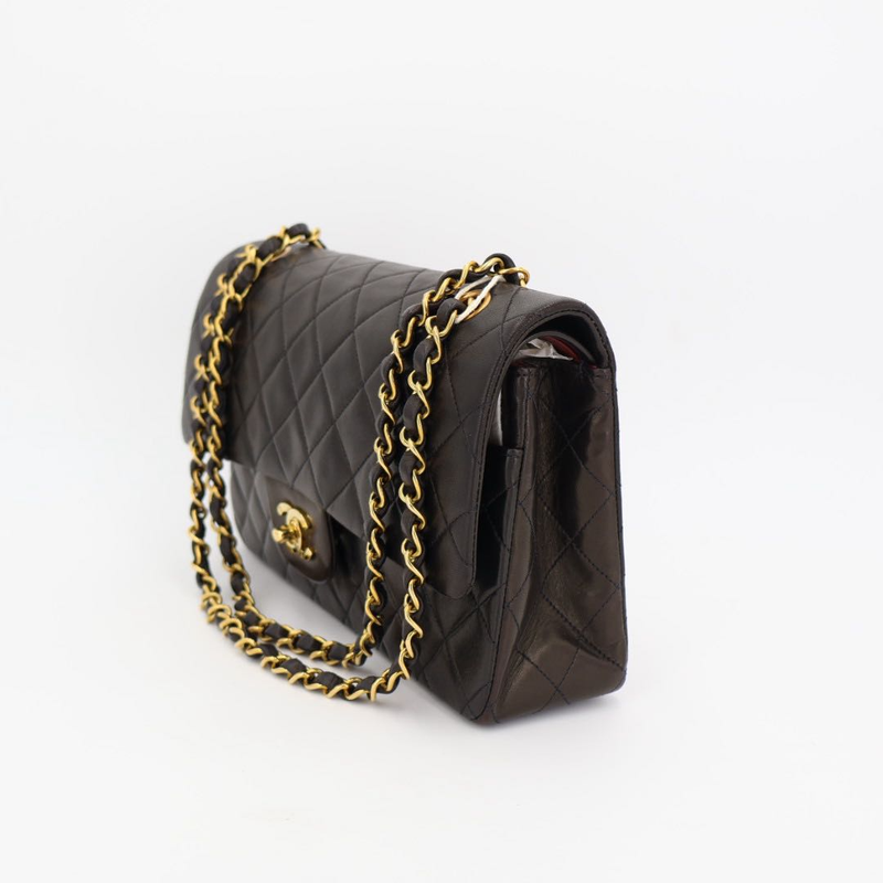 Chanel Matelasse Double Flap Chain Shoulder Bag