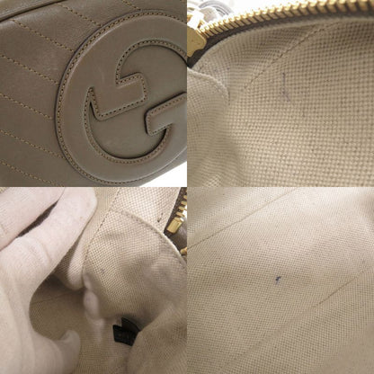Gucci Blondi 742360 Leather Brown Shoulder Bag 0312 Gucci
