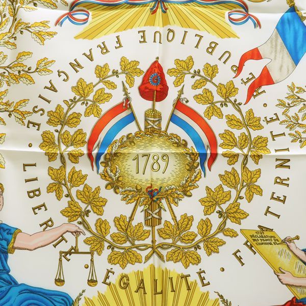 Hermes Carre 90 Liberte Egalite Fraternite Republique Francaise 1789 In Commemora
