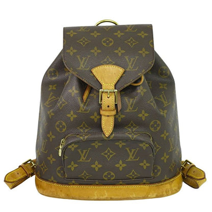Authentic Louis Vuitton LV Montsouris MM Backpack Sac Backpack Monogram Brown