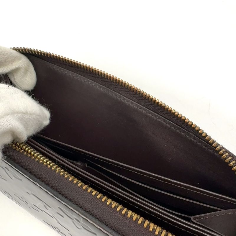 Louis Vuitton Zippy Wallet Monogram Vernis Monogram Vernis Amarante Enamel