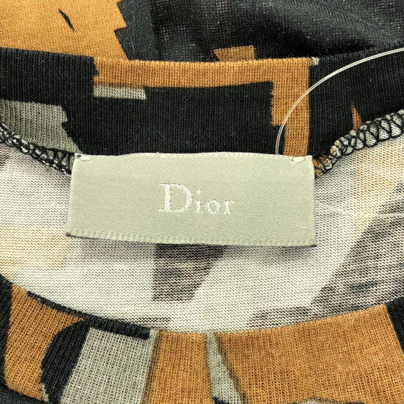 Dior Homme Dior Homme T-Shirt with All Over Pattern 333j660i4302 Mixed Color M