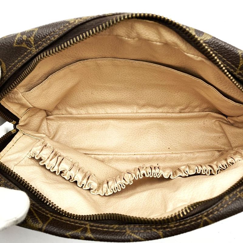 Louis Vuitton Trousse Toilette 23 M47524 Pouch Clutch Bag Brown Monogram Canvas