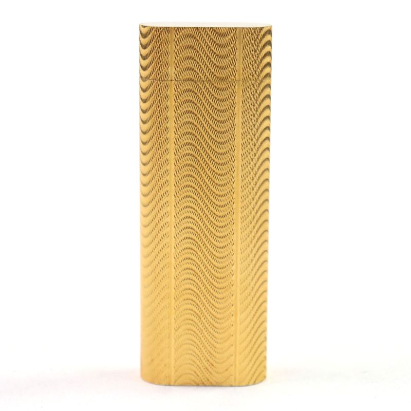 Cartier Wave Pattern Oval Form Roller Type Smoking Toy Gas