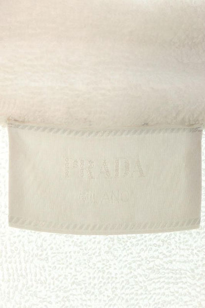 Prada Sc559 Logo Plate Cotton Terry Bow Ring Short Sleeve Shirt Men's M