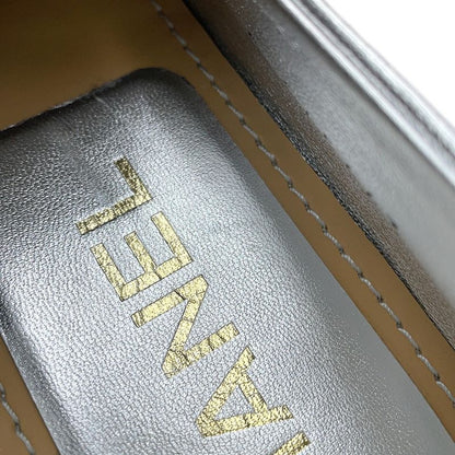 Chanel Lofa CC Logo Camellia Leather 37C Shoes