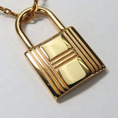 Hermes Necklace Eau Kelly PM Metal Swift Pink Gold Rose Mexico Cadenas Pendant