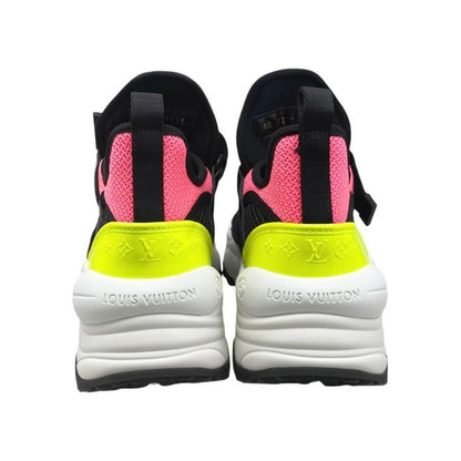 Louis Vuitton Sneakers Run 55 1a9pdc Size 35 Logo Mesh Blue Pink Black Louis