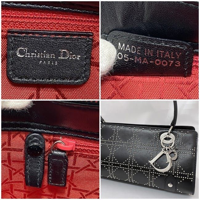 Christian Dior Semi Shoulder Bag F21666 Black