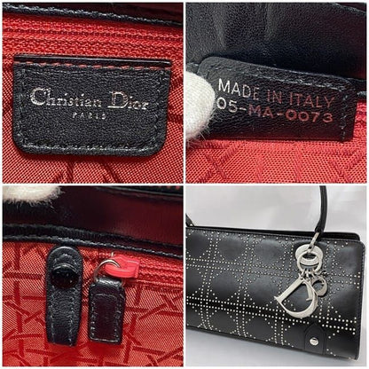 Christian Dior Semi Shoulder Bag F21666 Black