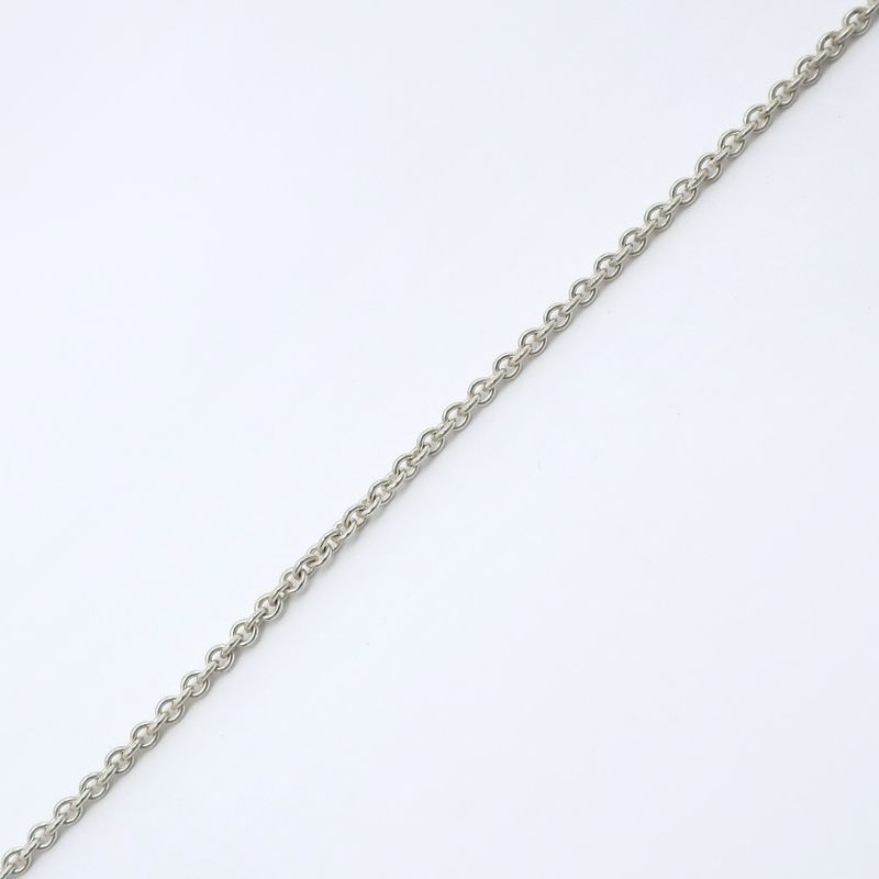 Tiffany & Co Open Heart Elsa Peretti 925 Silver Ladies 5.6g Necklace