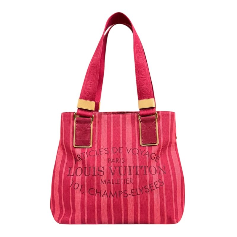 Louis Vuitton Plan Soleil Cabas PM Tote Bag Canvas M94146 Pink Ladies Louis