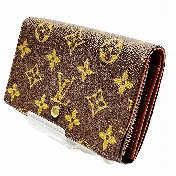 Louis Vuitton Monogram Porte Monebier Tresor M61730 Bifold Wallet Unisex