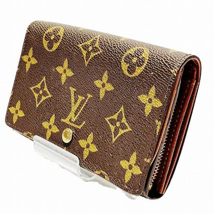 Louis Vuitton Monogram Porte Monebier Tresor M61730 Bifold Wallet Unisex