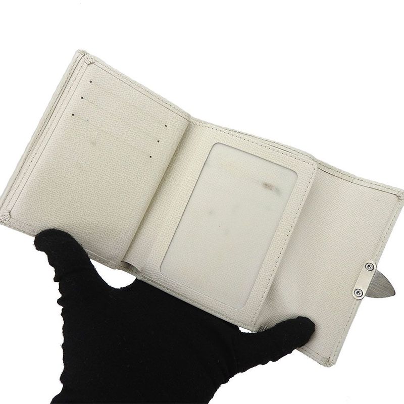 Louis Vuitton Trifold Walletportefeuille And Koalam5801jepi Ivoire White