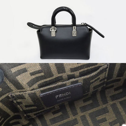 Fendi By The Way Mini 8bs067 ABVL F1l2z Black Hand Shoulder Bag 2way