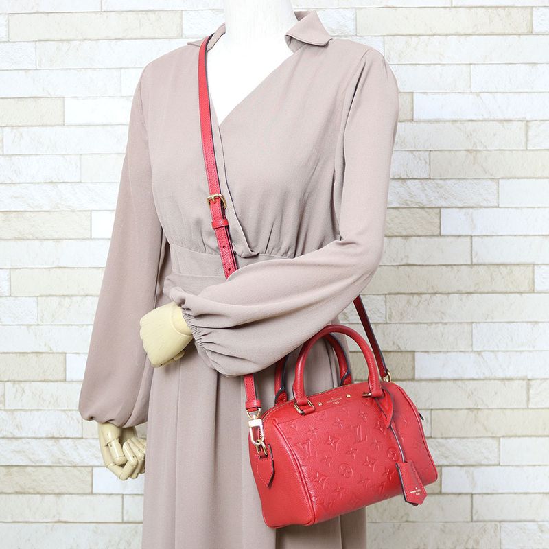 Louis Vuitton Empreinte Speedy M42395 Red