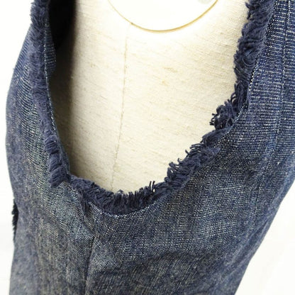 Chanel Setup Vest Gilet 38 Skirt 36 Denim Cotton Apparel Clothes Ladies
