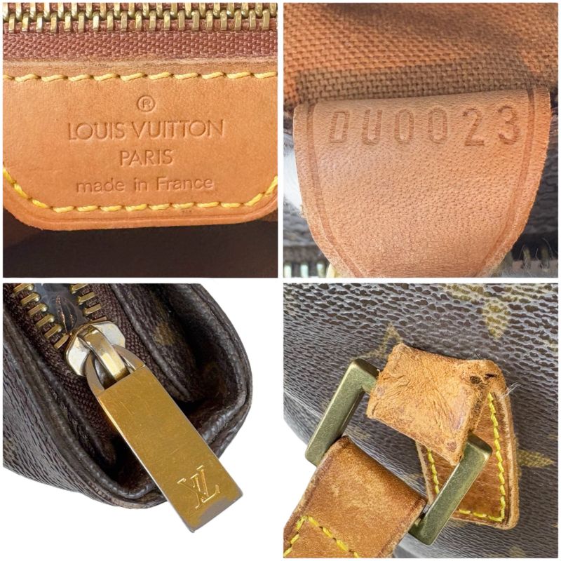 Louis Vuitton Mini Tote Cabas Piano Monogram Leather Brown Shoulder Bag